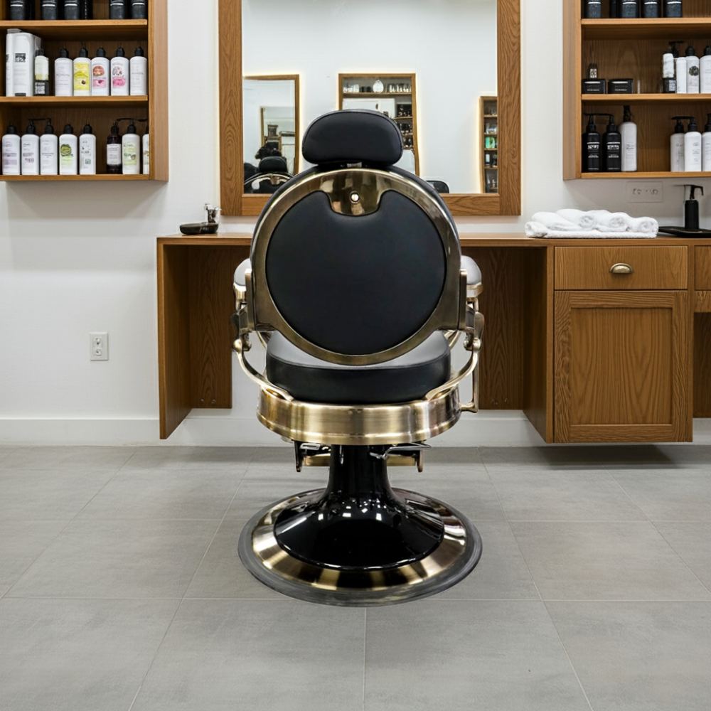 Greenlife ® Advanced Premium Antique Bronze Barber Chair - GreenLife - Barber Chair