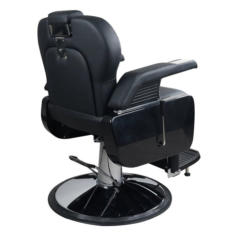 Premium Modern Extra Wide Hydraulic Recline Barber Chair - BC 601 - GreenLife - Barber Chair