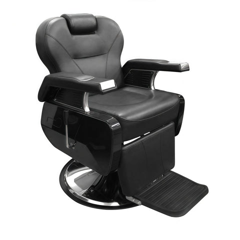 Premium Modern Extra Wide Hydraulic Recline Barber Chair - BC 601 - GreenLife - Barber Chair