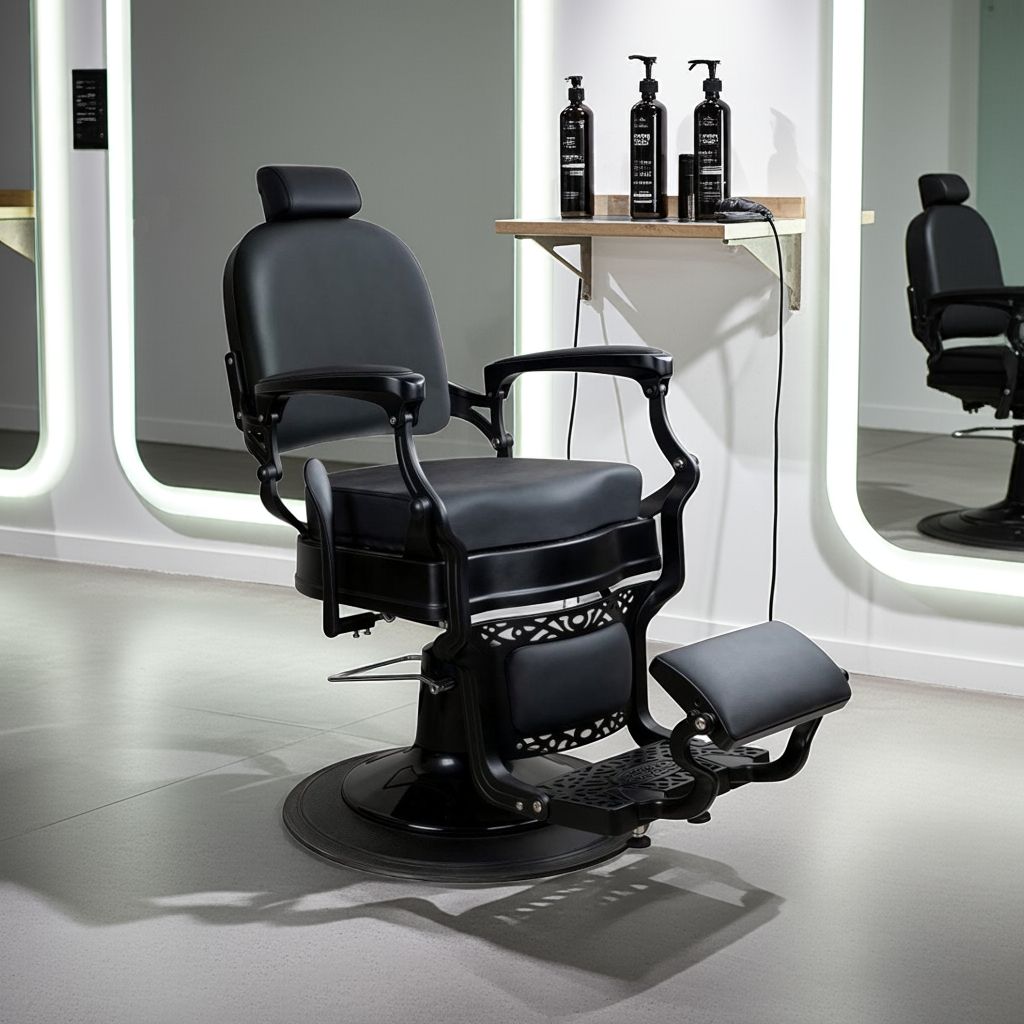 Premium Vintage Salon Barber Chair - BC 931 - Greenlife - CA