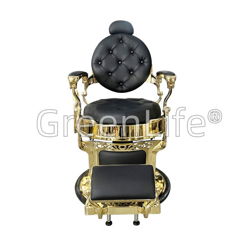 Advanced Premium Antique Golden with Black Salon Barber Chair - BC 951 - GreenLife - Barber chair