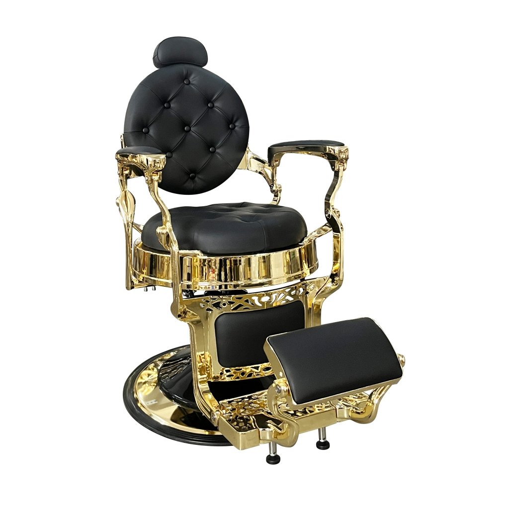 Advanced Premium Antique Golden with Black Salon Barber Chair - BC 951 - GreenLife - Barber chair