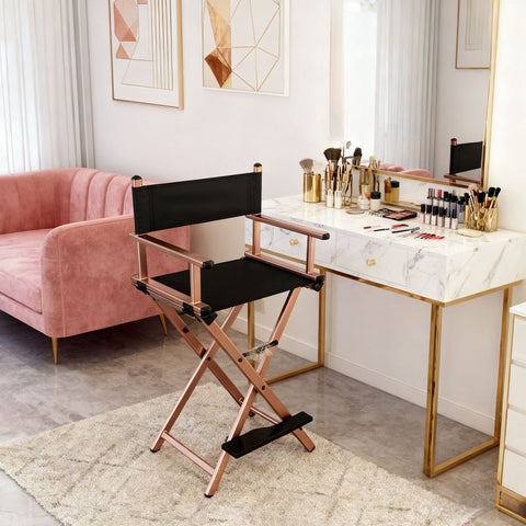 Portable Director Makeup Chair - MC151 - GreenLife - Makeup Case