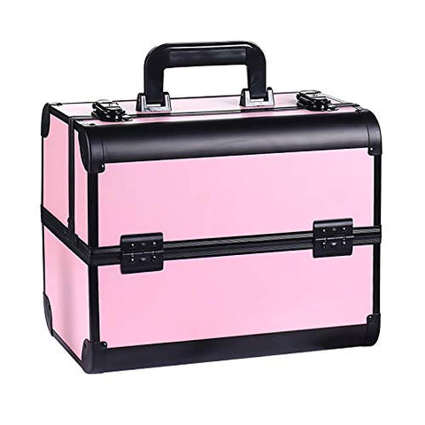 12.6" Aluminum Makeup Case - GreenLife - Beauty Supplies