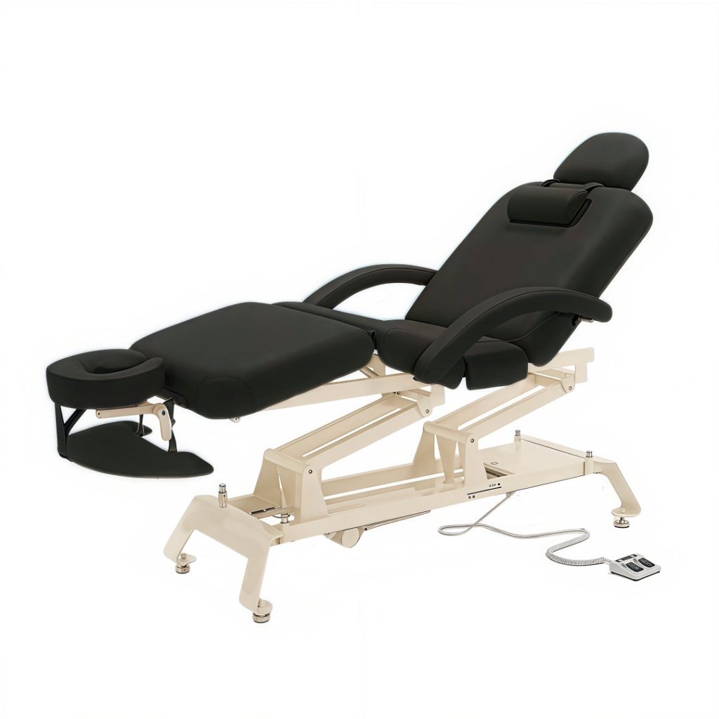 VIVANOVA ® German Dewert Motor Camino Deluxe Electric Massage Table Bed with 2 head sets - GreenLife - Electric Massage Bed