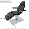 Greenlife ® Graceful 4-Motor Electric Facial Bed with Silicone Leather – Premium Beauty & Eyelash Chair/Table for Medi-SPA