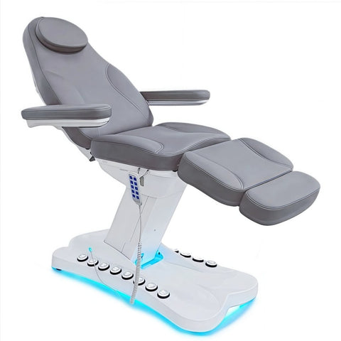 Greenlife ® Graceful 4 - Motor Electric Beauty Bed with Silicone Leather – Premium Facial Eyelash / Podiatry Chair - GreenLife - Electric Beauty Bed