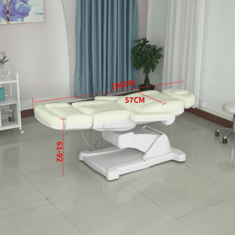 Greenlife ® Ageless 360° Swivel Electric 4 Motors Beauty Eyelash SPA Facial Chair / Table / Bed with build in foot control & Handheld Controler - GreenLife - Electric Beauty Bed