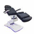 Greenlife Ageless ±180° Swivel Electric 4 Motors Beauty Chair with Heating, Silicone Leather, LED lights & Paper holder