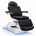 Greenlife Ageless ±180° Swivel Electric 4 Motors Beauty Chair with Heating, Silicone Leather, LED lights & Paper holder