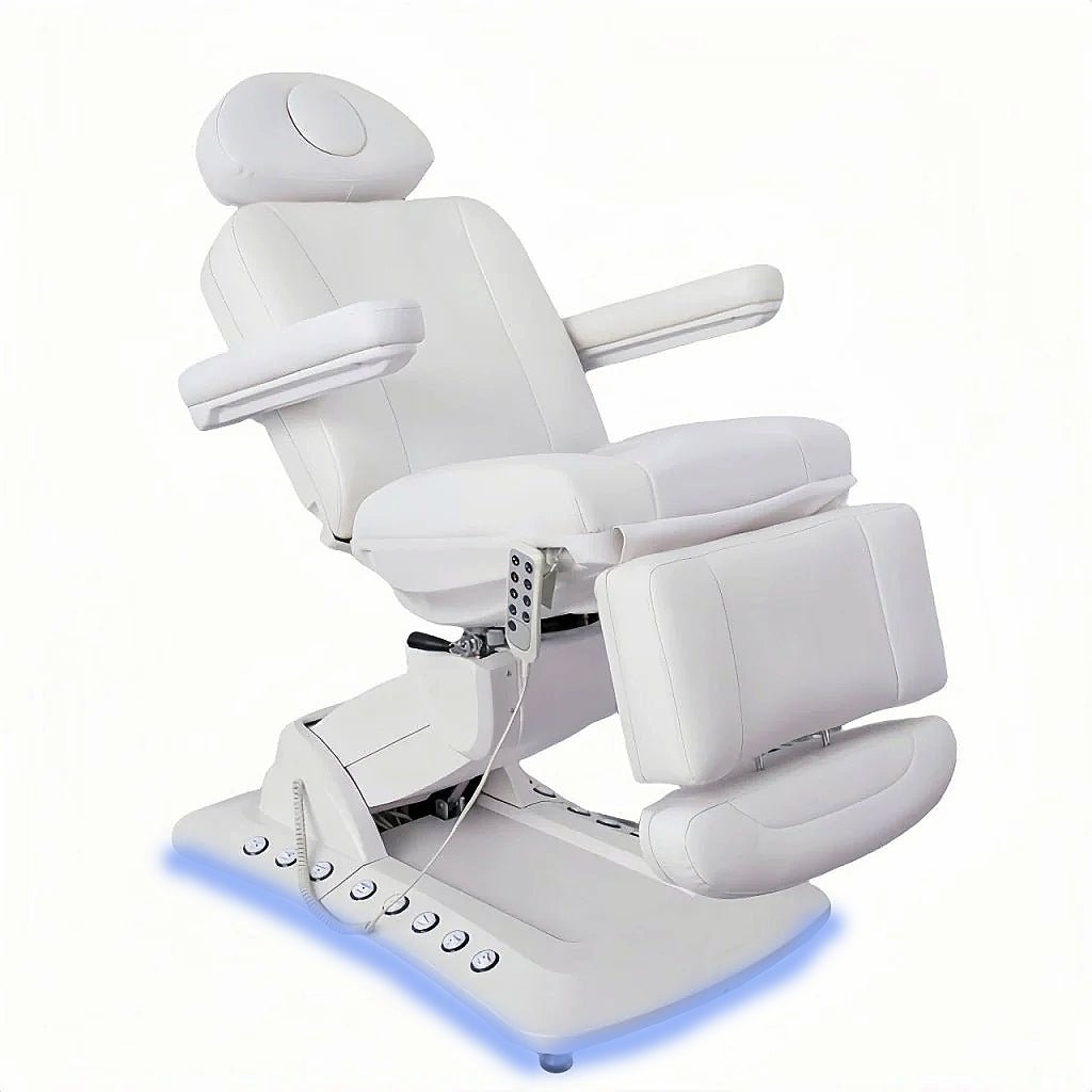 Greenlife ® Ageless 360° Swivel Electric 4 Motors Beauty Eyelash SPA Facial Chair / Table / Bed with build in foot control & Handheld Controler - GreenLife - Electric Beauty Bed