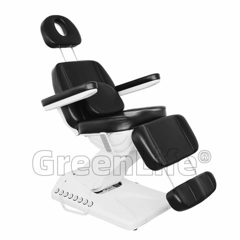 Greenlife LUNA1 4 - Motor Spa Electric Facial Bed Beauty Chair Black / White - GreenLife - Electric Beauty Bed