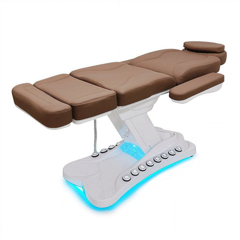 Greenlife ® CarryAll 4 Motors Electric Facial Bed SPA Chair with Silicone Leather & big sized foot control bottons & Handheld Controler - GreenLife - Electric Beauty Bed