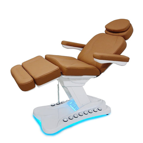 Greenlife ® CarryAll 4 Motors Electric Facial Bed SPA Chair with Silicone Leather & big sized foot control bottons & Handheld Controler - GreenLife - Electric Beauty Bed