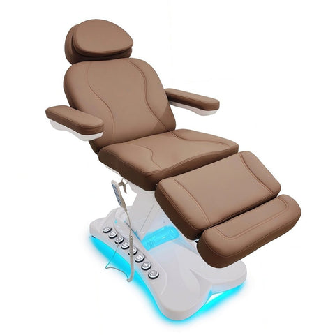 Greenlife ® CarryAll 4 Motors Electric Facial Bed SPA Chair with Silicone Leather & big sized foot control bottons & Handheld Controler - GreenLife - Electric Beauty Bed