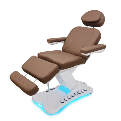 Greenlife ® CarryAll 4 Motors Electric Facial Bed SPA Chair with Silicone Leather & big sized foot control bottons & Handheld Controler - GreenLife - Electric Beauty Bed