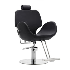Greenlife Modern Salon Hydraulic Styling Chair With Reclining Backrest - Greenlife - Reclining Chair
