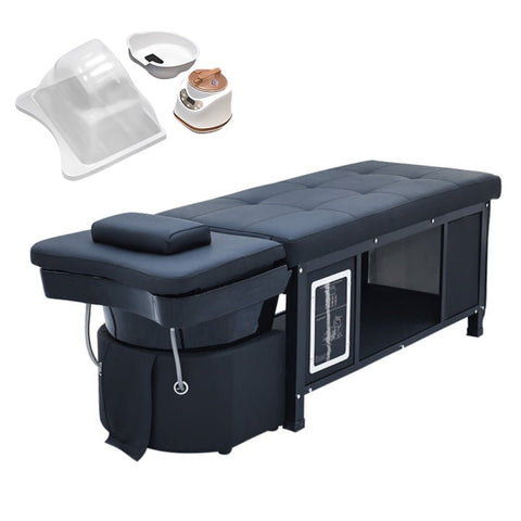 Greenlife Stainless Steel with Ceramic Basin Thai Head SPA Hair backwash Shampoo Sink Bed - GreenLife - Shampoo Unit