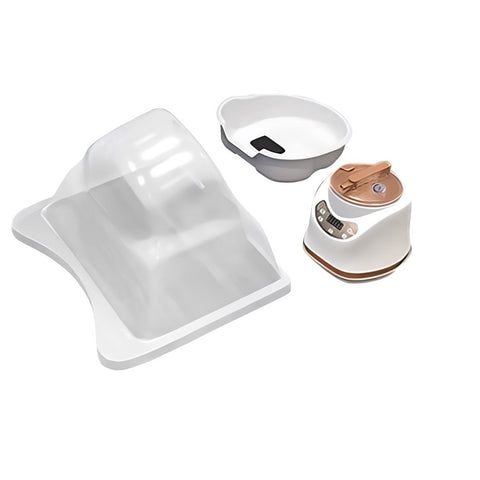 Greenlife Stainless Steel with Ceramic Basin Thai Head SPA Hair backwash Shampoo Sink Bed - GreenLife - Shampoo Unit
