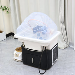 Thai Japanese Head SPA Basin set with UPC Vacuum Plumbing Hair Backwash Basin Breaker Kit - GreenLife - Shampoo Unit