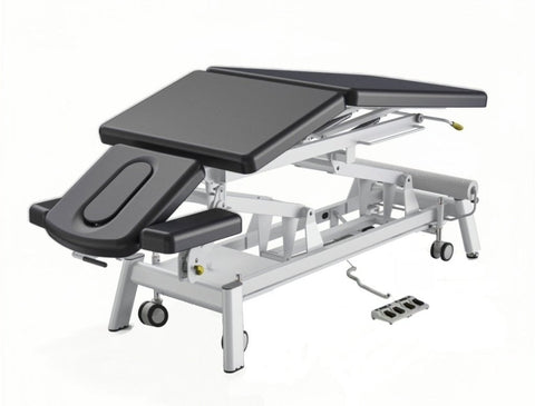 VIVANOVA ® German Dewert ® 2 Motors Infinity Electric Height Adjustable Physiotherapy Equipment Massage Table Treatment Bed - Grey , for Chiropractor RMT Clinic - GreenLife - Electric Massage Bed