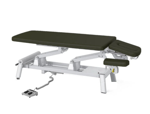 VIVANOVA ® German Dewert Motor 27" Width Echo Series Basic Electric Examination Chiropractic Treatment Bed Physiotherapy Table for Hospital and Chiropractor RMT Clinic Black - GreenLife - Electric Massage Bed