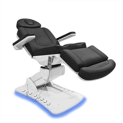 Greenlife Ageless ±180° Swivel Electric 4 Motors Beauty Chair with Heating, LED lights & Paper holder