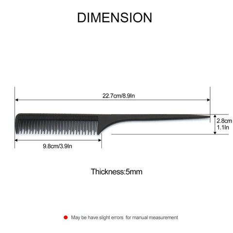 Rattail Teaser Comb - GreenLife - 