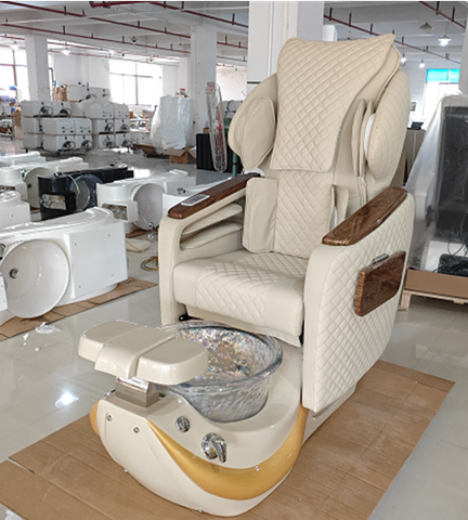 Greenlife® Electric Reclining Pedicure Chair Modern Foot Chair Shiatsu Massage Spa Chair