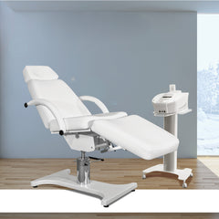 Silhouet-Tone ® Elite Silver star 360° Rotation Hydraulic Facial Bed 412205 - Made In Canada