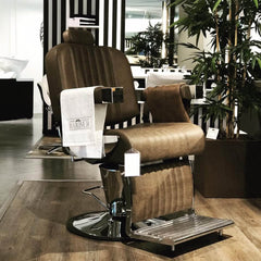 Salon Ambience ®️ Executif Italian Vintage Barber Chair for Hairdresser SH/278 - Made in Italy