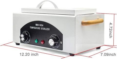 High Temperature Dry Heat Sterilizer 300W 1.5L Mini High Temperature Sterilizer Autoclave Machine - GreenLife-Salon Supplies