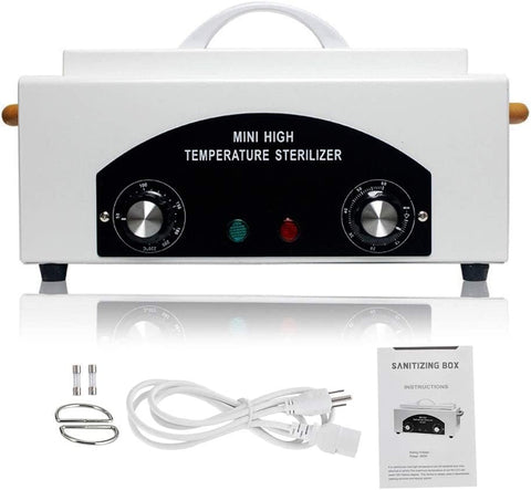 High Temperature Dry Heat Sterilizer 300W 1.5L Mini High Temperature Sterilizer Autoclave Machine - GreenLife-Salon Supplies