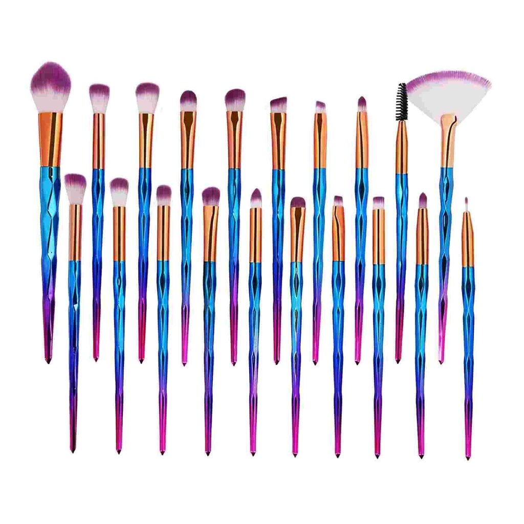 Professional Unicorn Makeup Brush 20PCs（blue） - GreenLife - makeup brush