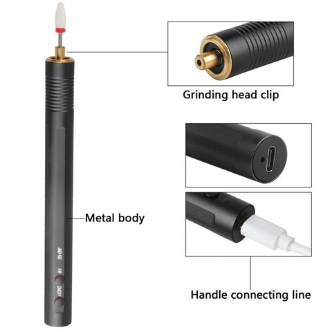 15000RPM Portable Rechargeable Electric manicure drill pen - GreenLife - Manicure Supplies