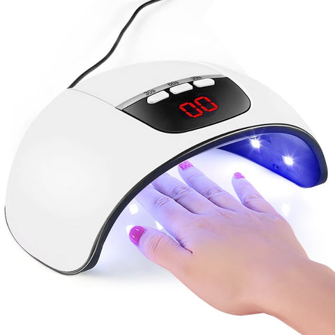 54W LED Nail Lamp with USB Port - GreenLife - Manicure Supplies