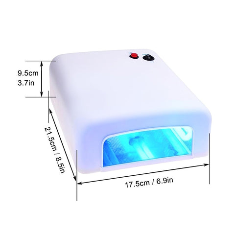 36W UV Light For Drying UV Glue Professional Fast Curing Dryer Machine, Nail Art Tools for Manicure Pedicure - GreenLife - 