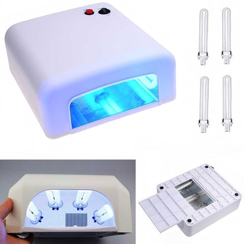 36W UV Light For Drying UV Glue Professional Fast Curing Dryer Machine, Nail Art Tools for Manicure Pedicure - GreenLife - 