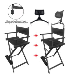 Portable Director Makeup Chair with Head Rest