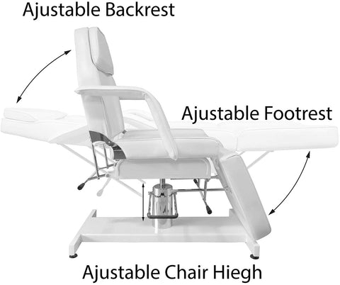 Chaise de tatouage de table faciale hydraulique de beauté SPA (H911)