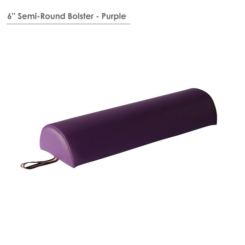 Master Massage 6inch semi bolster purple