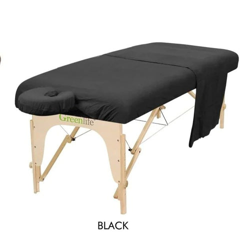 Flannel 3 Pieces Massage Table Sheet Set - GreenLife - Sheet Set