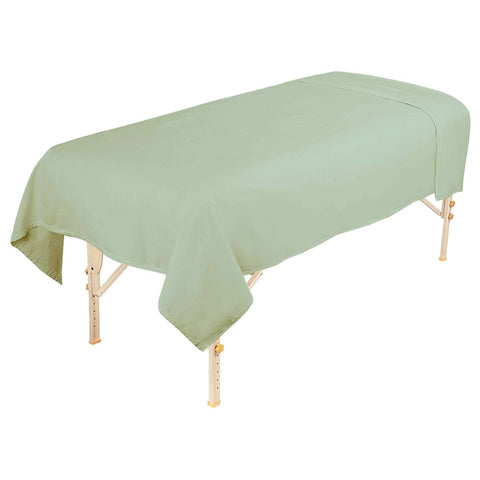 Drap plat pour table de massage en flanelle