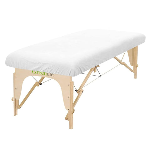 Flannel Massage Table Fitted Sheet - GreenLife-Fitted Sheet
