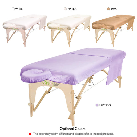 Poly-Cotton 3 Pieces Massage Table Sheet Set