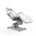 Silverfox 2 Motors Electric Facial Spa Bed Chair 2219B  White / Light grey