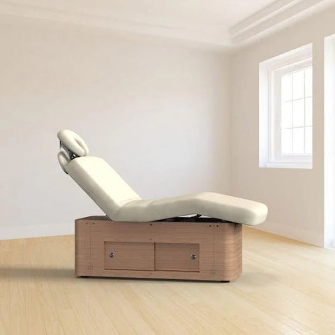 Silverfox 3 Motors Electric Facial Spa Massage & Exam Table bed with Cabinet - 2285B - GreenLife - Electric Massage Bed