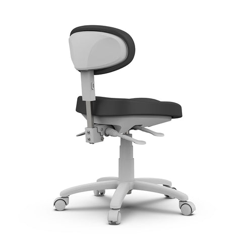 Silverfox ® Top Grade Ultimate Physician Rolling Stool with Tilt 8C01 - GreenLife - Rolling Stool