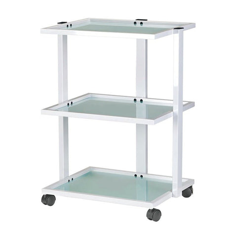 Silverfox Glass 3 - Tier Beauty Trolley 1040 - GreenLife - Trolley