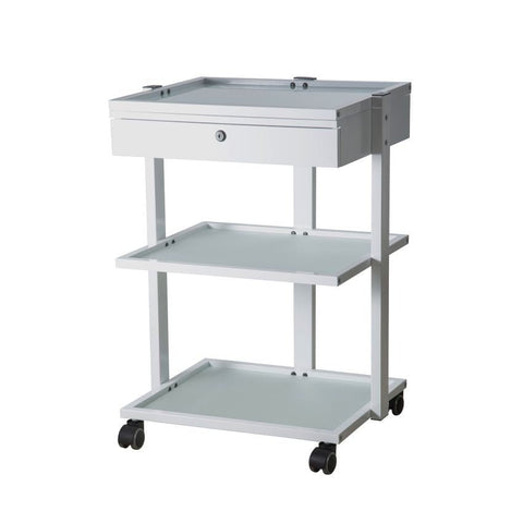 Silverfox Glass 3 - Tier Beauty Trolley 1040 - GreenLife - Trolley